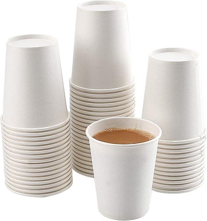 Disposable White Paper Cup
