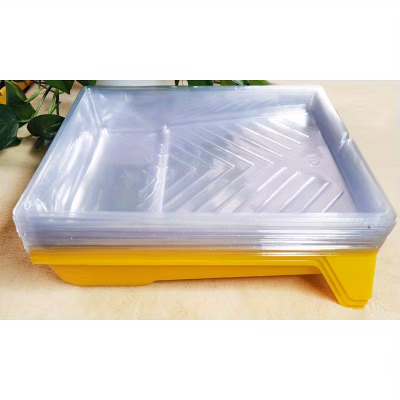 Disposable Paint Tray Liners Set – 3 pcs with Tray & Handle
